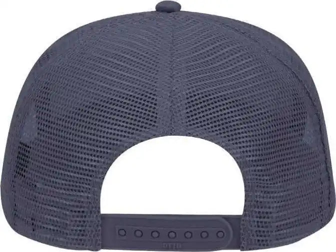 Otto 32 285 100% Nylon Mesh Back Cotton Twill 5 Panel Pro Style Cap Navy / one Size Fits Most