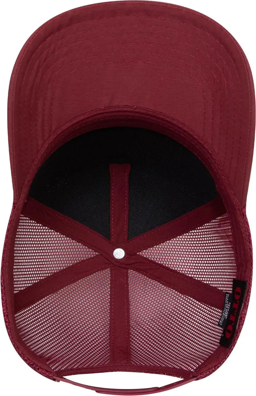 Otto 32-285 5 Panel Mid Profile Mesh Back Trucker Cap - Bg Mrn - 6 1/2’’ - 7 5/8’’