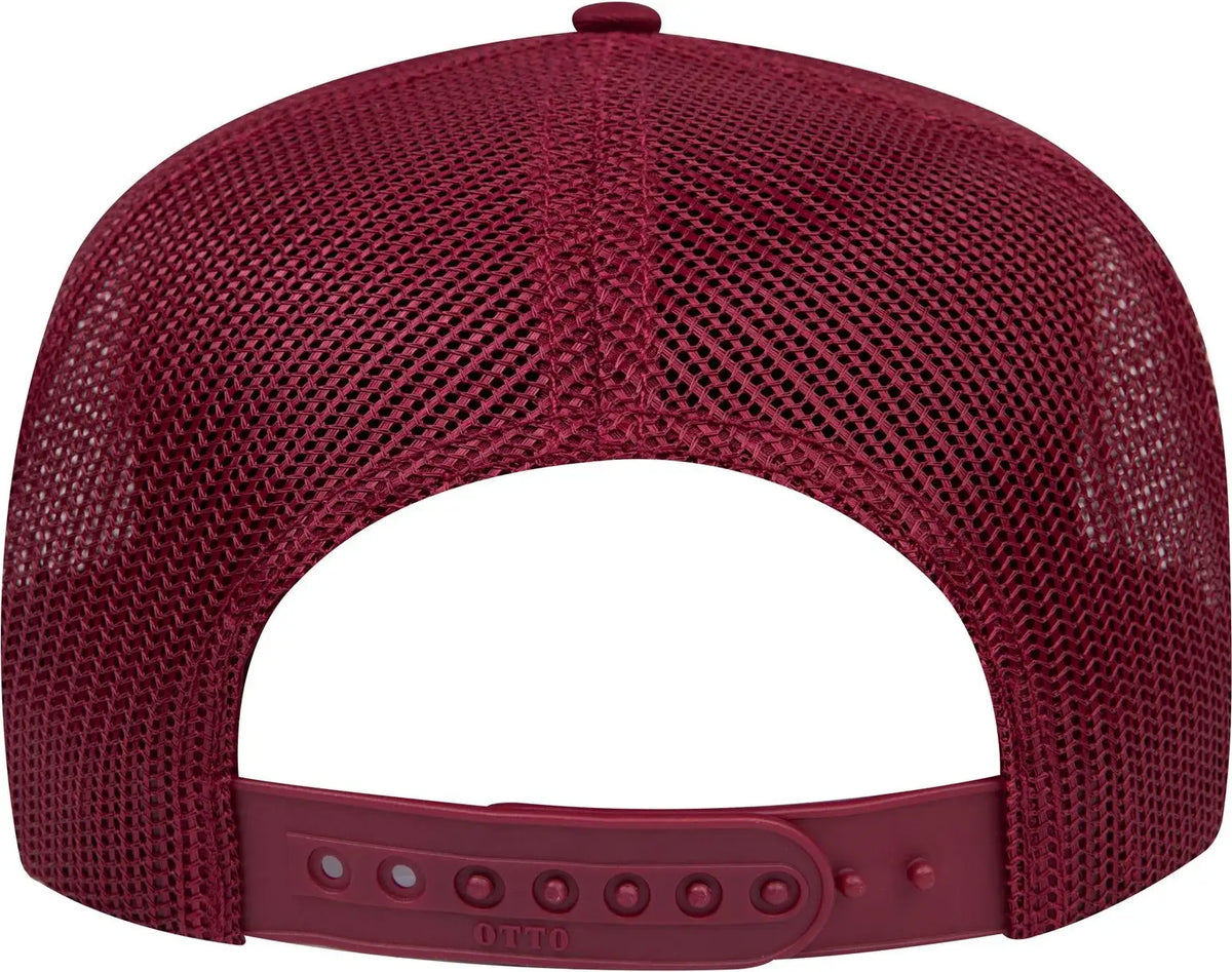 Otto 32-285 5 Panel Mid Profile Mesh Back Trucker Cap - Bg Mrn - 6 1/2’’ - 7 5/8’’