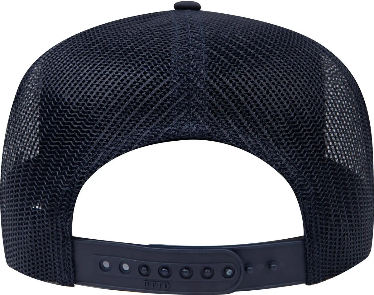 Otto 32-285 5 Panel Mid Profile Mesh Back Trucker Cap - Nvy - 6 1/2’’ - 7 5/8’’