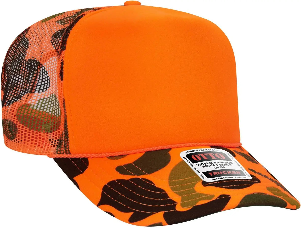 Otto 39-165 5 Panel High Crown Mesh Back Trucker Cap - 009cpa - 6 1/2’’ - 7 5/8’’