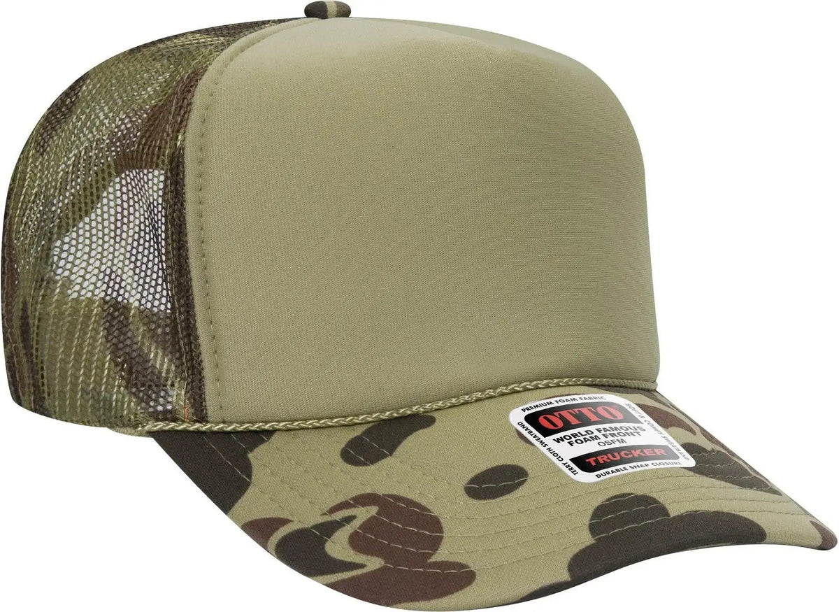 Otto 39-165 5 Panel High Crown Mesh Back Trucker Cap - 018cpa - 6 1/2’’ - 7 5/8’’