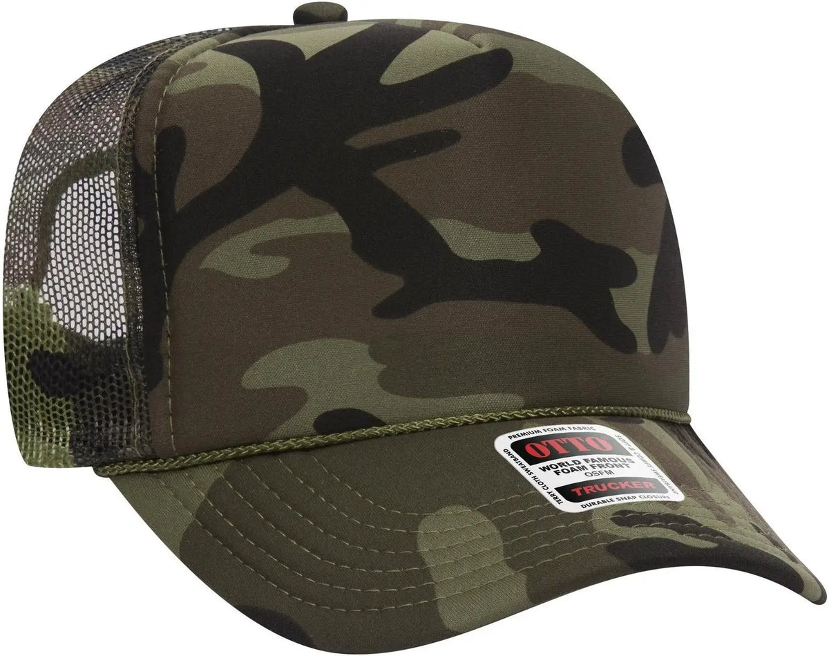 Otto 39-165 5 Panel High Crown Mesh Back Trucker Cap - 0703cpb - 6 1/2’’ - 7 5/8’’