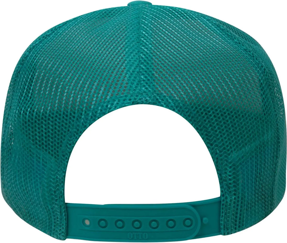 Otto 39-165 5 Panel High Crown Mesh Back Trucker Cap - Jade