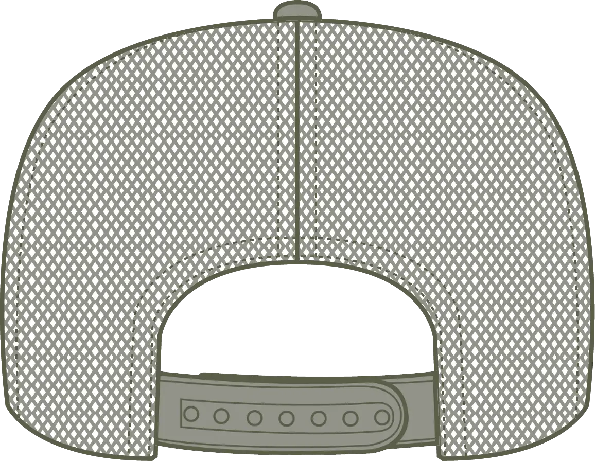 Otto 39-165 5 Panel High Crown Mesh Back Trucker Cap - Ol. Green