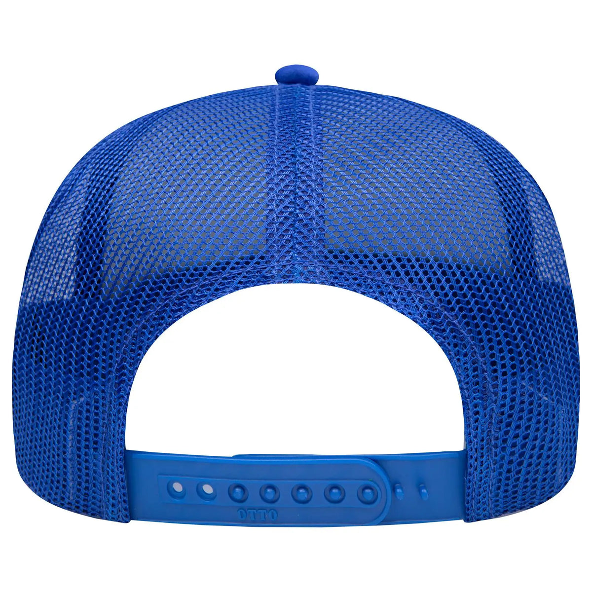 Otto 39102-1 5 Panel Low Profile Mesh Back Trucker Cap - Royal