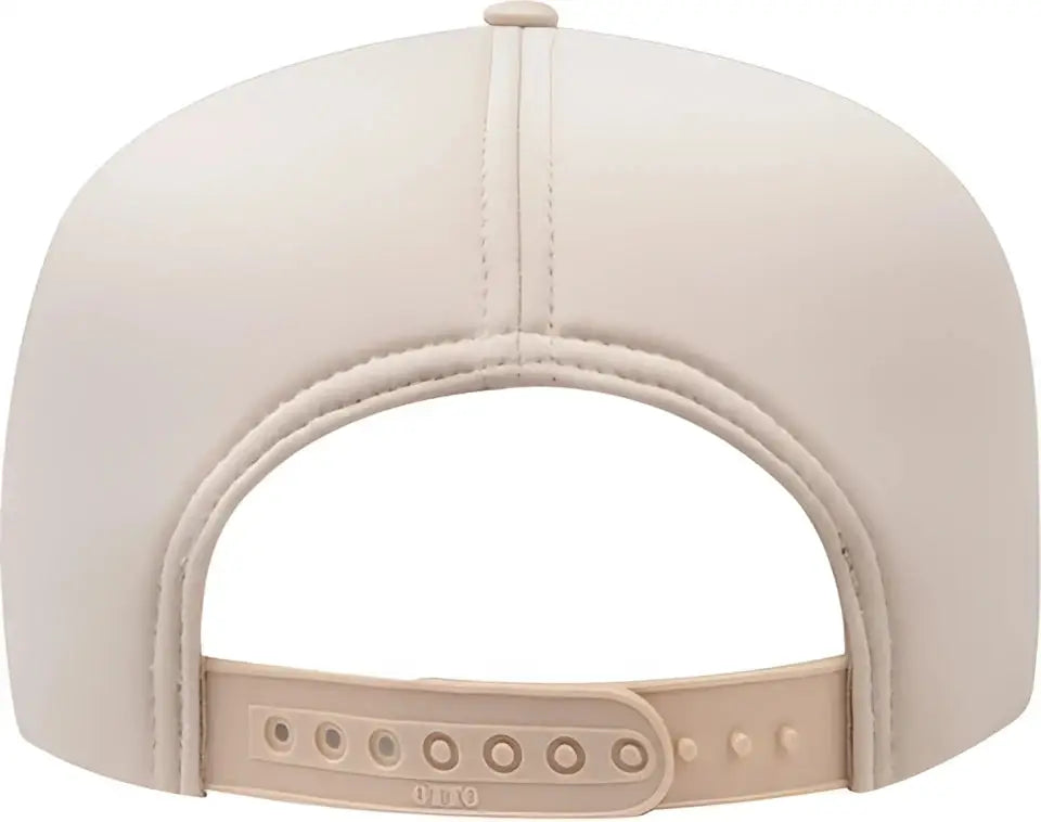 Otto 394-1 Five Panel High Crown Full Foam Cap - Khaki
