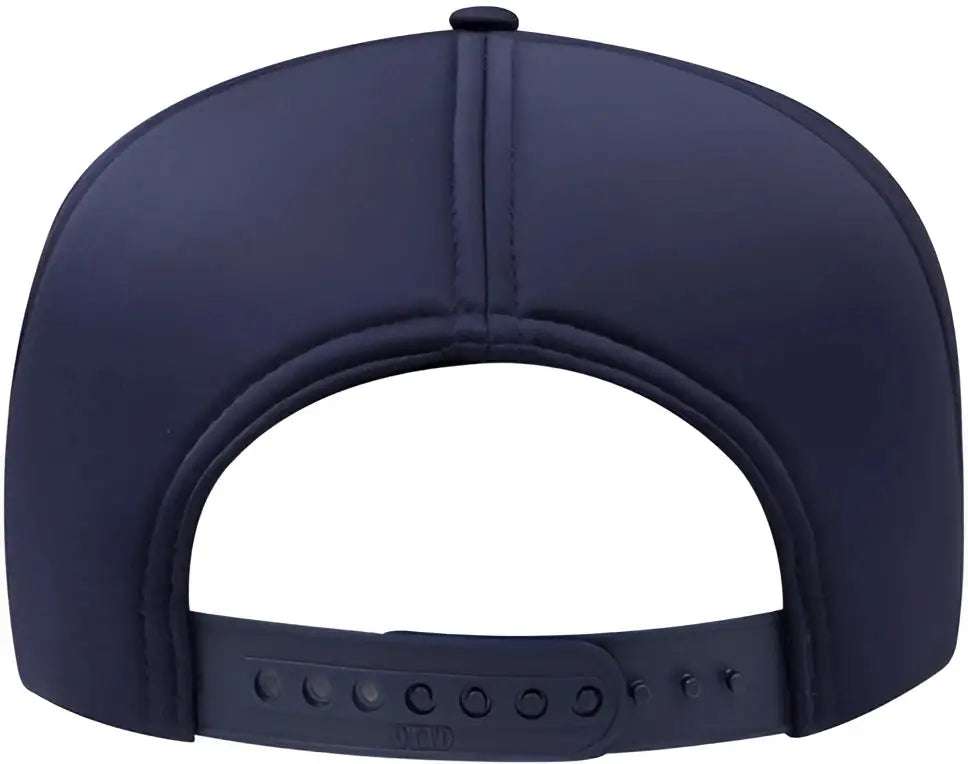 Otto 394-1 Five Panel High Crown Full Foam Cap - Navy - one Size Fits Most