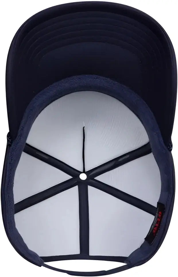 Otto 394-1 Five Panel High Crown Full Foam Cap - Navy - one Size Fits Most