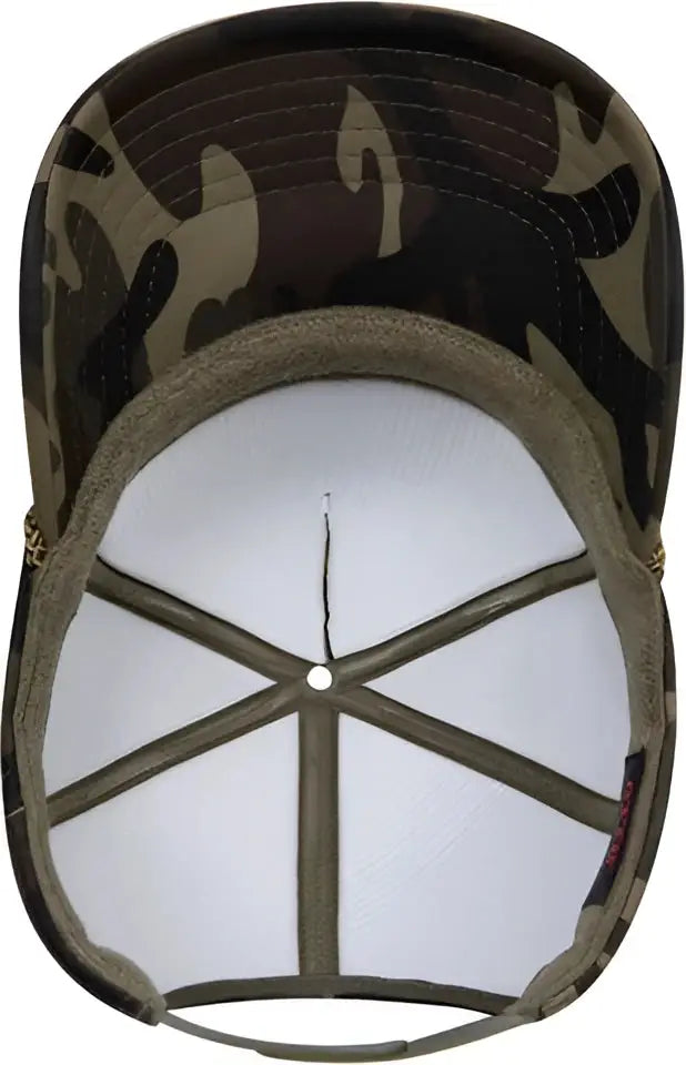 Otto 394-1 Five Panel High Crown Full Foam Cap - Woodland Camo - one Size Fits Most
