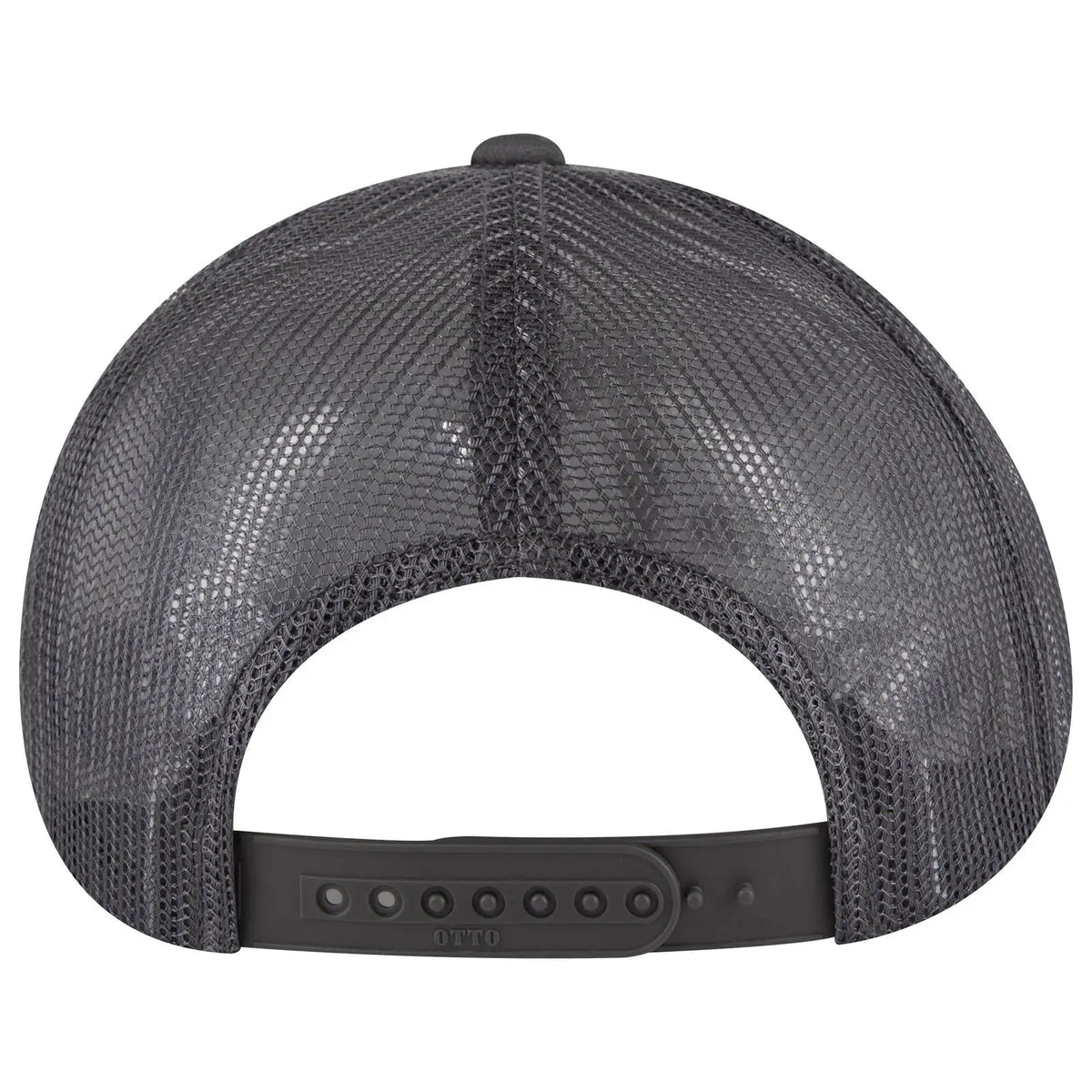 Otto 39950-1 5 Panel Pro Style Mesh Back Trucker Cap - Char. Gray - 7 3/8’’ - 5/8’’