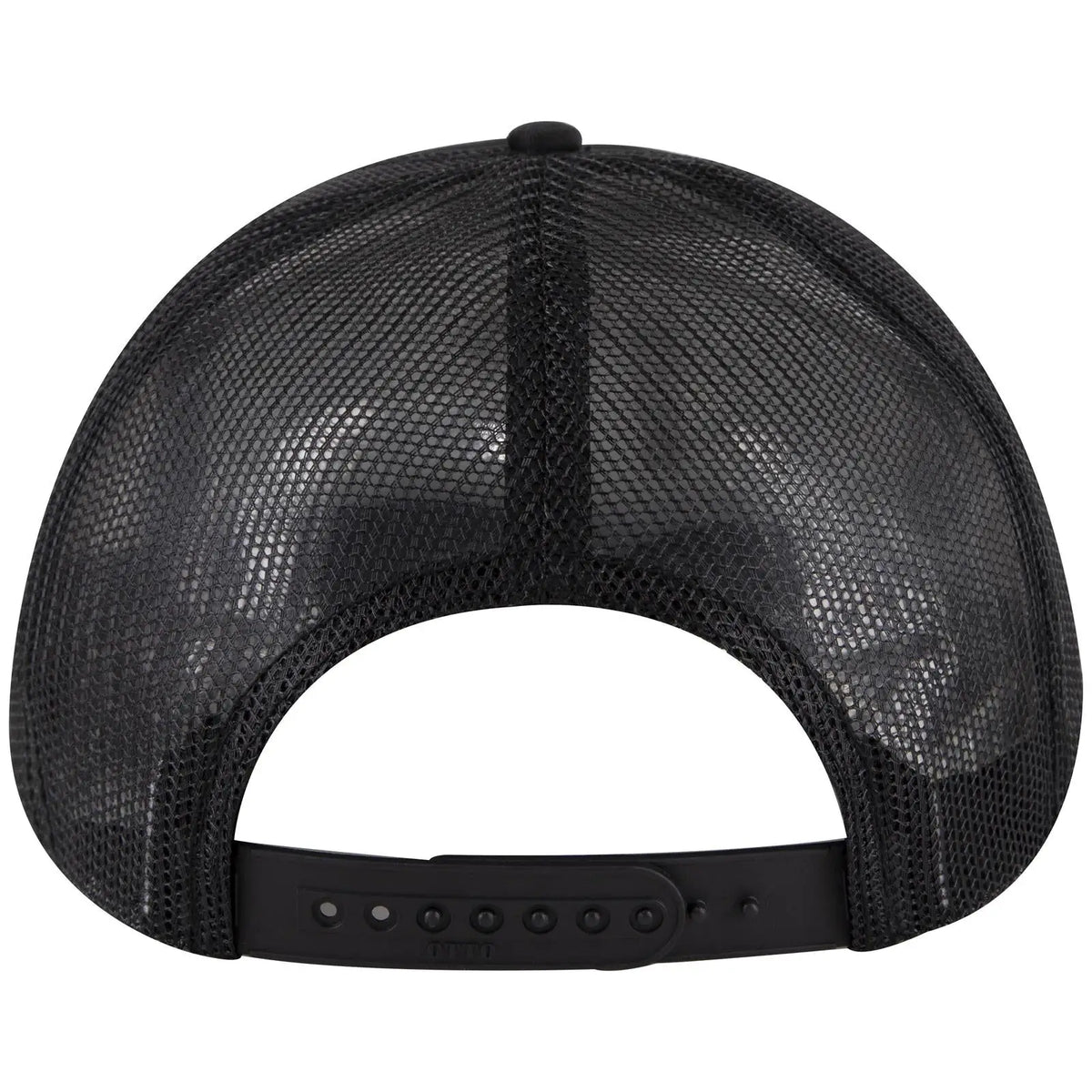 Otto 39950-2 5 Panel Pro Style Mesh Back Trucker Cap - Black - 7 3/8’’ - 5/8’’