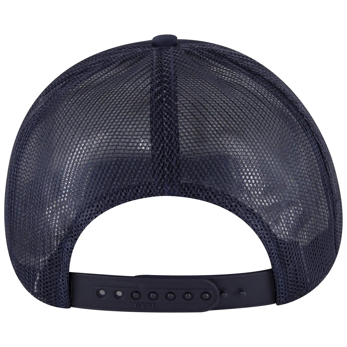 Otto 39950-2 5 Panel Pro Style Mesh Back Trucker Cap - Navy - 7 3/8’’ - 5/8’’