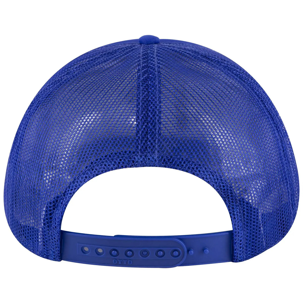 Otto 39950-2 5 Panel Pro Style Mesh Back Trucker Cap - Royal - 7 3/8’’ - 5/8’’