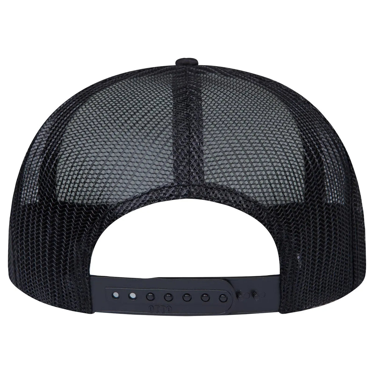 Otto 3995015-1 ?Otto Snap’ 5 Panel Pro Style Mesh Back Trucker Snapback Cap - Blk/wht/blk - 7 3/8’’ - 5/8’’