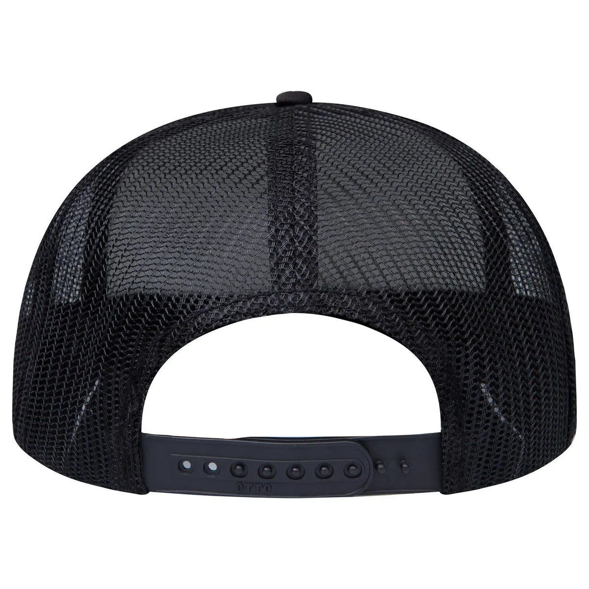 Otto 3995015-1 ?Otto Snap’ 5 Panel Pro Style Mesh Back Trucker Snapback Cap - Black - 7 3/8’’ - 5/8’’