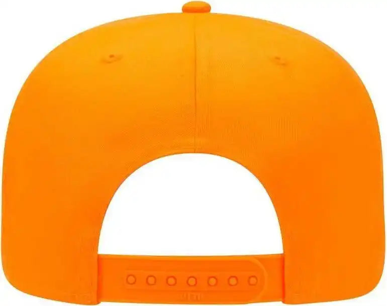 Otto 50-129 6 Panel Pro Neon Polyester Twill Baseball Cap - Orange - one Size Fits Most