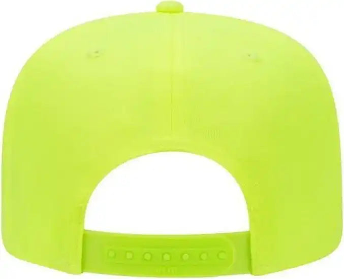 Otto 52-127 Neon 5 Panel Low Crown Baseball Cap - Yellow - one Size Fits Most