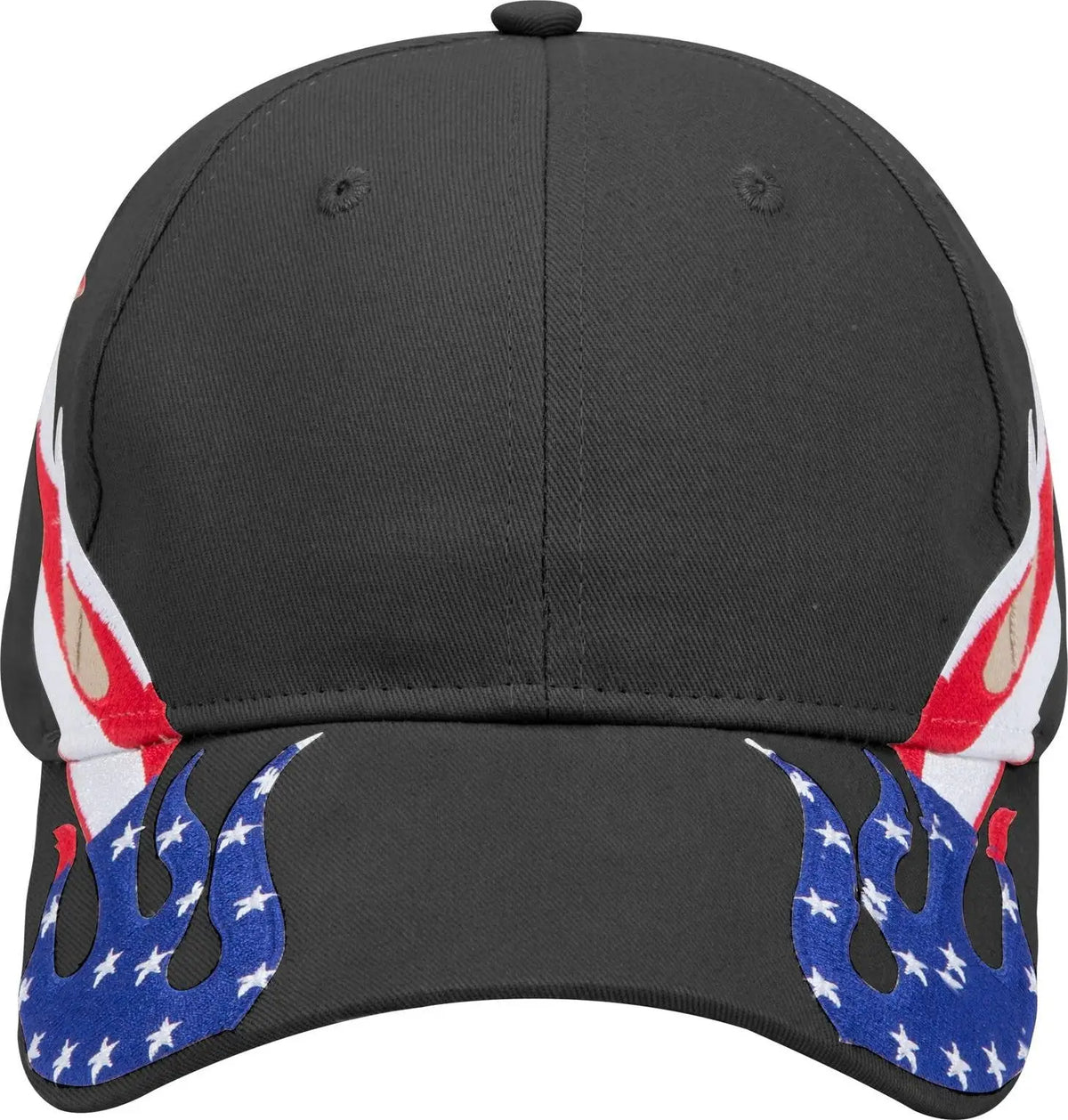Otto 58-755 6 Panel Low Profile Baseball Cap - Black - 1/2’’ - 7 5/8’’