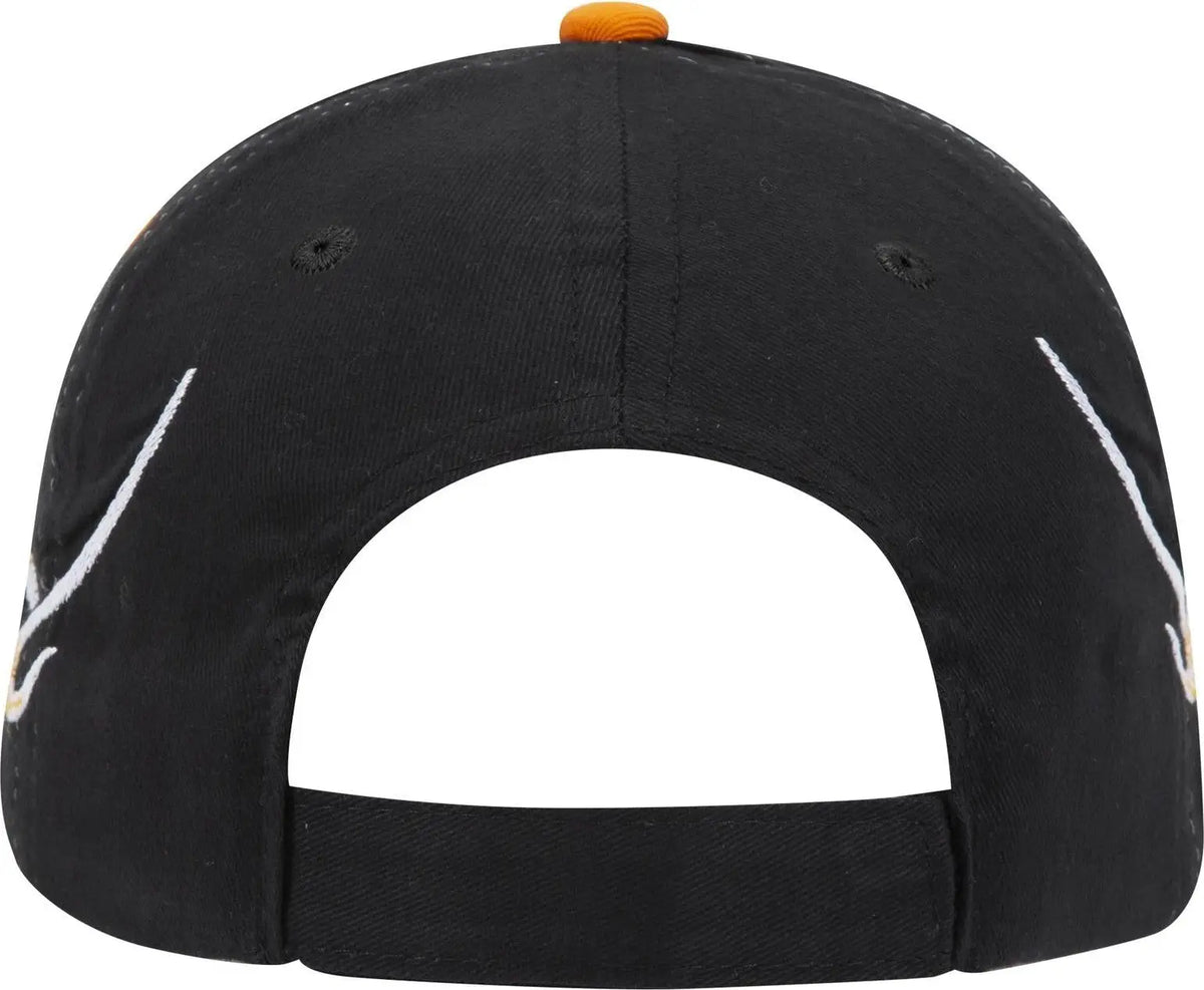 Otto 58-755 6 Panel Low Profile Baseball Cap - Blk/com/b.org - 1/2’’ - 7 5/8’’
