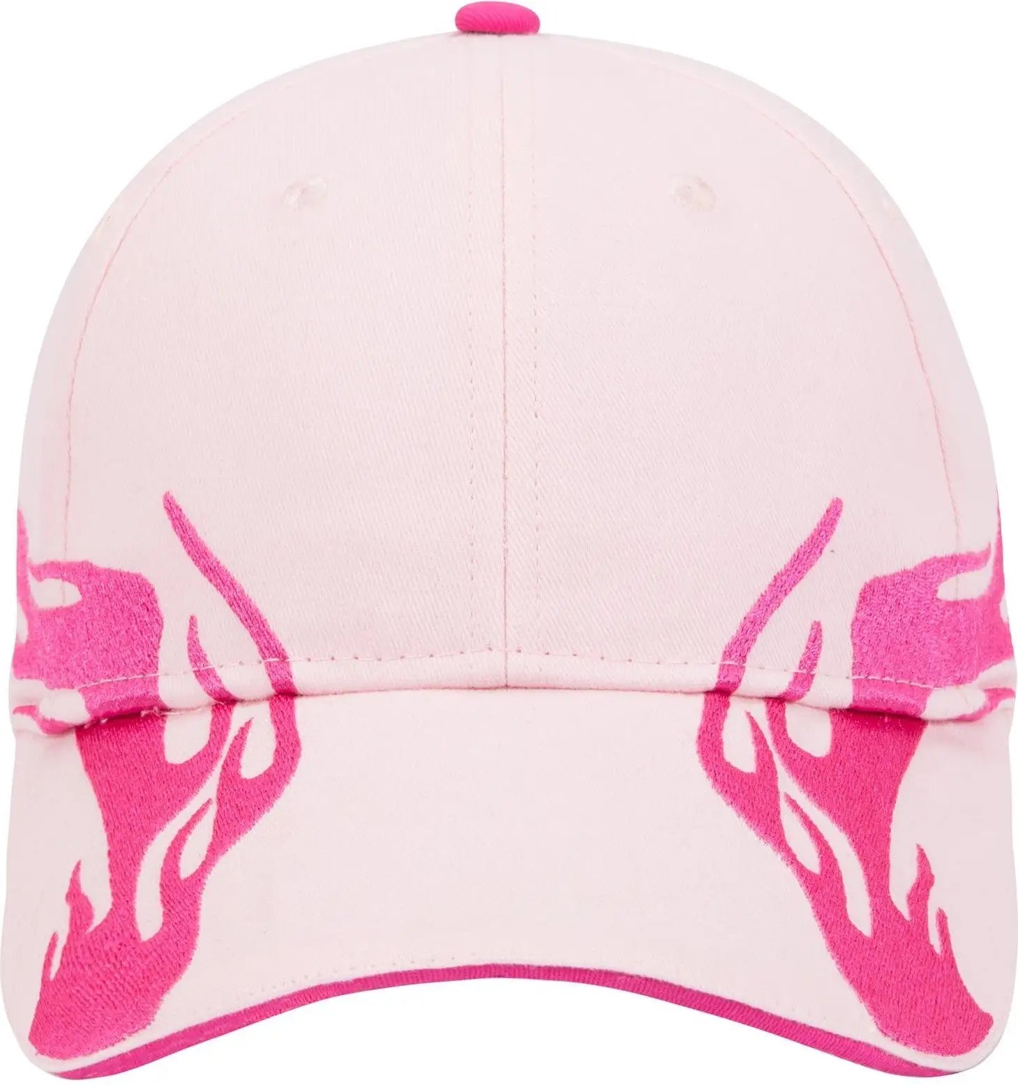 Otto 58-755 6 Panel Low Profile Baseball Cap - S.pnk/h.pnk/h.pnk - 1/2’’ - 7 5/8’’
