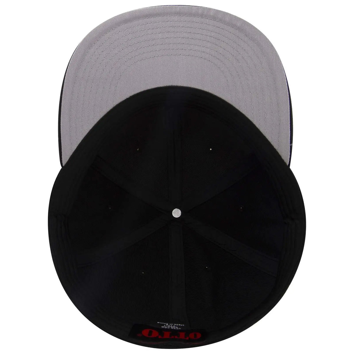 Otto 5950-1 ?Fit” 6 Panel Pro Style Fitted Cap - Black