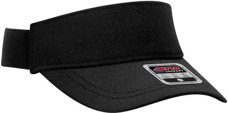 Otto 60-1276 Upf 50 Sun Visor - Black - one Size Fits Most
