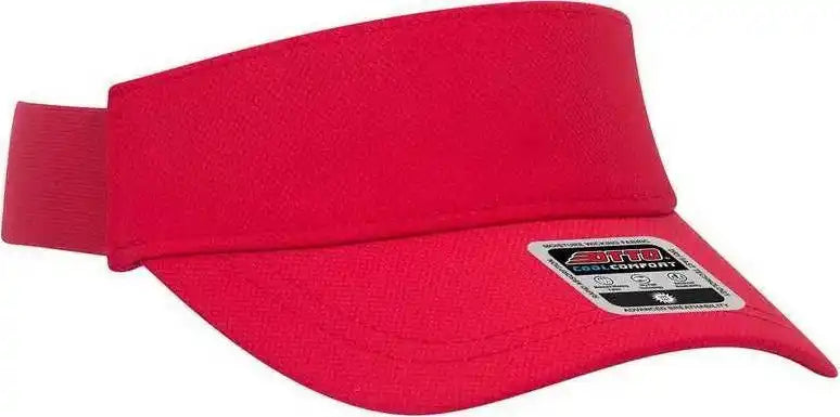 Otto 60-1276 Upf 50 Sun Visor - Red - one Size Fits Most