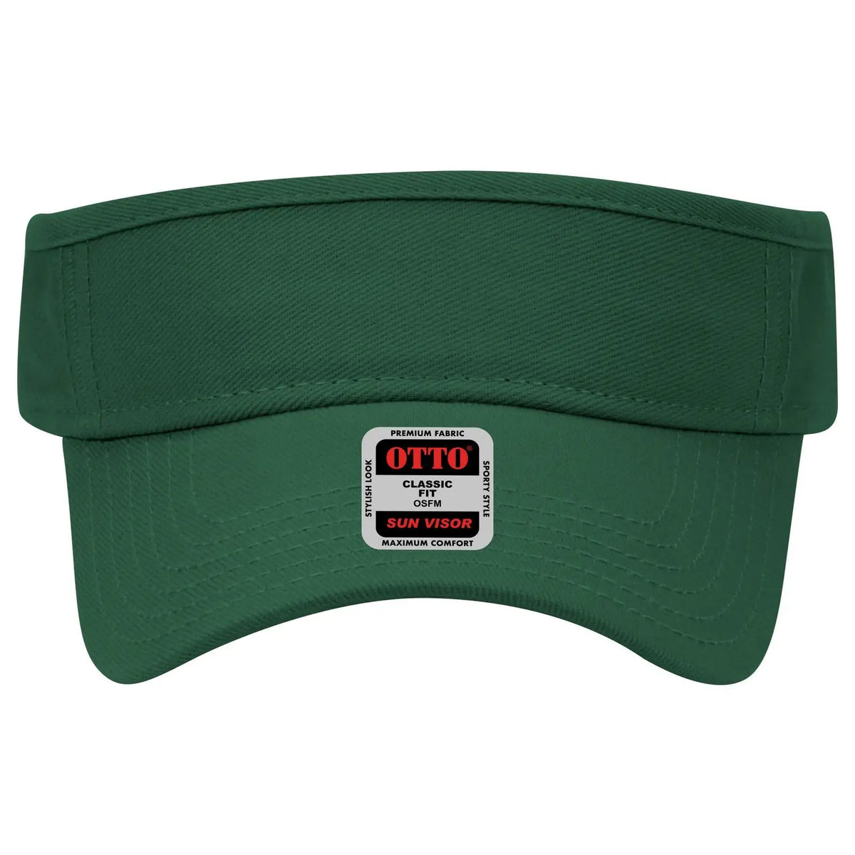 Otto 60-263 Sun Visor - Dk. Green - 6 1/2’’ - 7 5/8’’