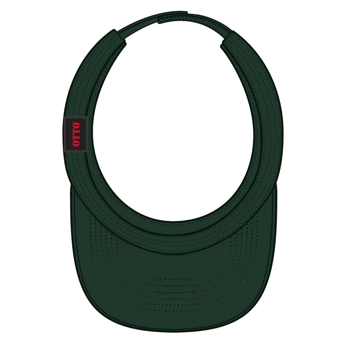 Otto 60-263 Sun Visor - Dk. Green - 6 1/2’’ - 7 5/8’’