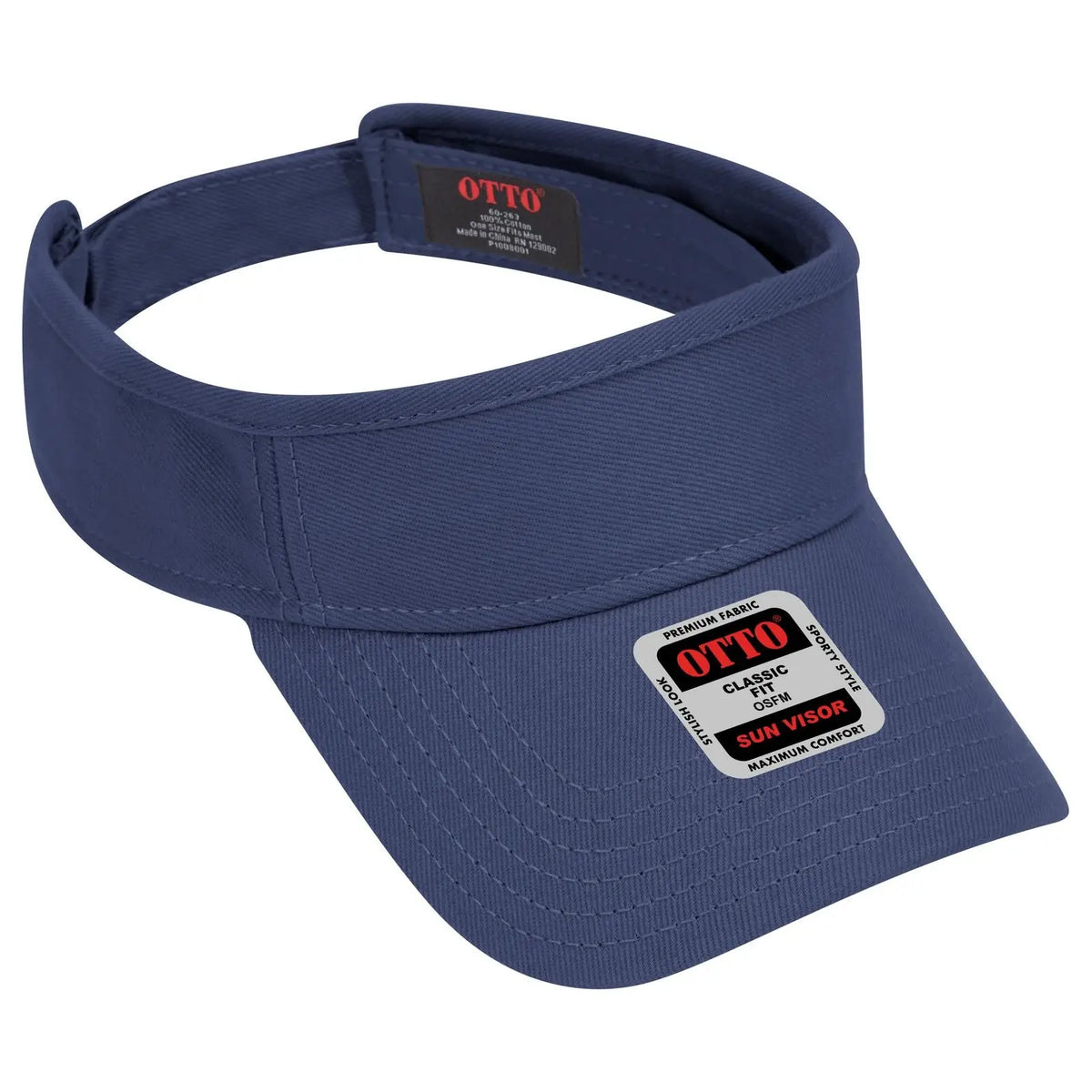 Otto 60-263 Sun Visor - Navy - 6 1/2’’ - 7 5/8’’