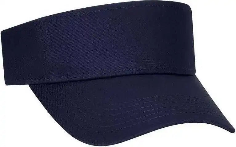 Otto 60-662 100% Cotton Twill Youth Sun Visor - Navy