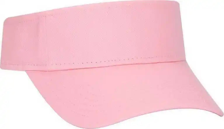 Otto 60-662 100% Cotton Twill Youth Sun Visor - Pink