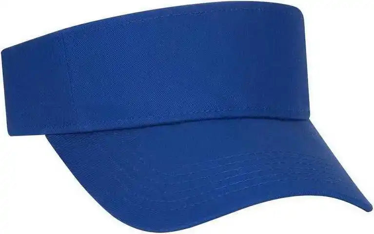 Otto 60-662 100% Cotton Twill Youth Sun Visor - Royal