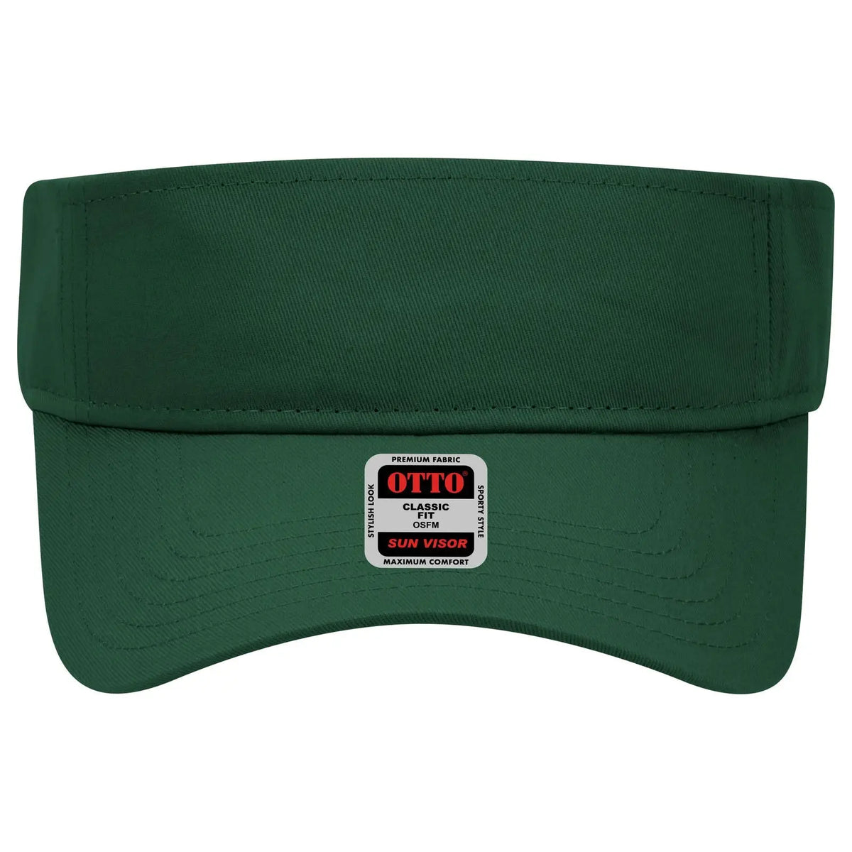 Otto 60-662 Sun Visor - Dk. Green - 6 1/2’’ - 7 5/8’’
