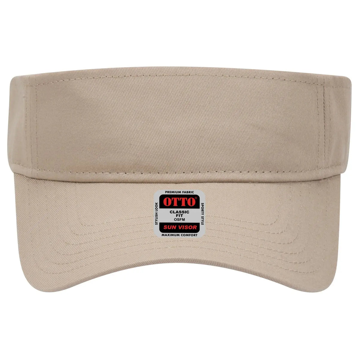 Otto 60-662 Sun Visor - Khaki - 6 1/2’’ - 7 5/8’’