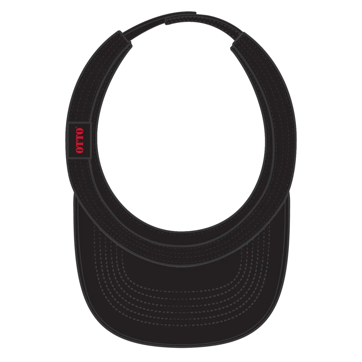 Otto 60-872 Sun Visor - Black - 6 1/2’’ - 7 5/8’’