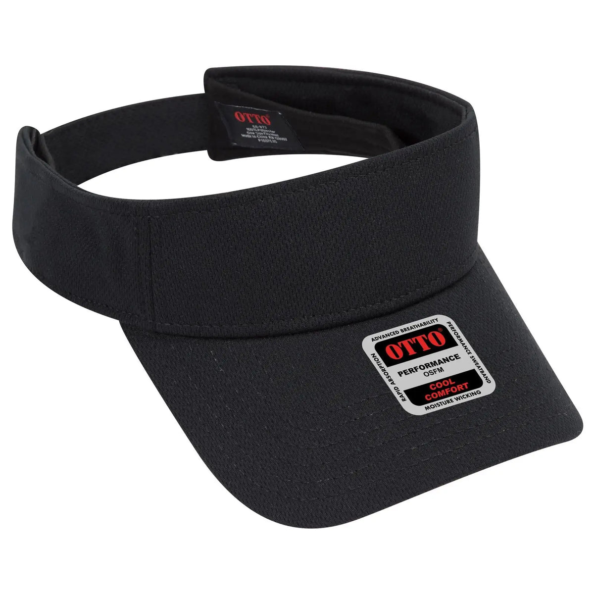 Otto 60-973 Sun Visor - Black - 6 1/2’’ - 7 5/8’’