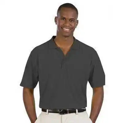 Otto 601-103 Men’s 5.6 Oz. Pique Knit Sport Shirts - Charcoal Gray