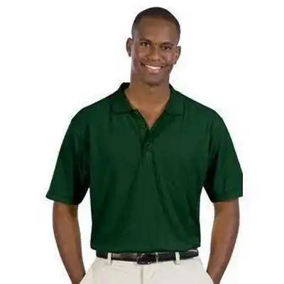 Otto 601-103 Men’s 5.6 Oz. Pique Knit Sport Shirts - Dark Green