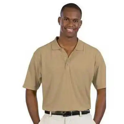 Otto 601-103 Men’s 5.6 Oz. Pique Knit Sport Shirts - Khaki
