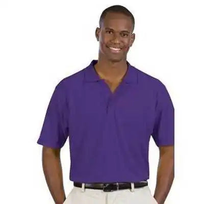 Otto 601-103 Men’s 5.6 Oz. Pique Knit Sport Shirts - Purple