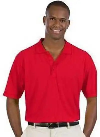Otto 601 103 Men’s 5.6 Oz. Pique Knit Sport Shirts Red