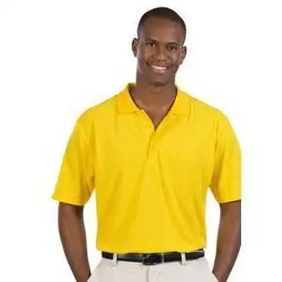 Otto 601-103 Men’s 5.6 Oz. Pique Knit Sport Shirts - Yellow