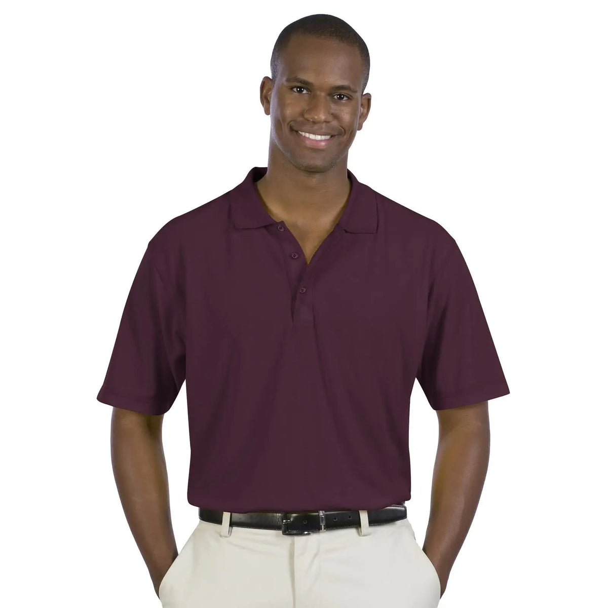 Otto 601-103 Men’s Comfortable Sport Shirt - Maroon