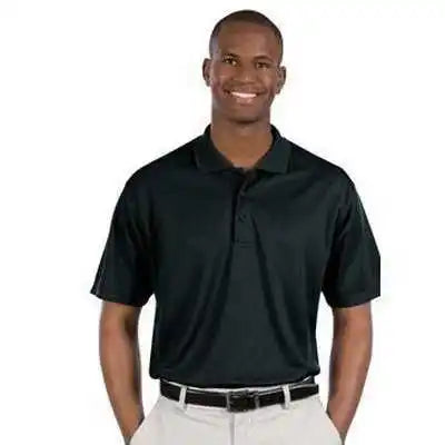 Otto 601-104 Men’s 5.0 Oz. Cool Comfort Mesh Sport Shirts - Black