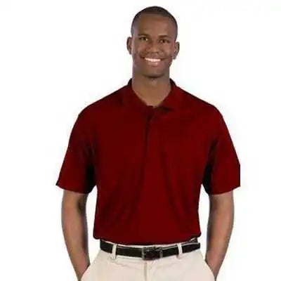 Otto 601-104 Men’s 5.0 Oz. Cool Comfort Mesh Sport Shirts - Burgandy Maroon