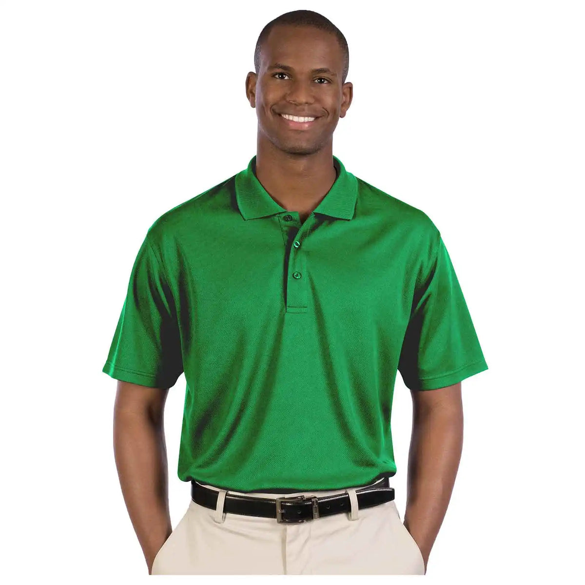 Otto 601-104 Men’s 5.0 Oz. Cool Comfort Mesh Sport Shirts - Kelly
