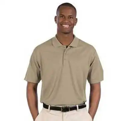 Otto 601-104 Men’s 5.0 Oz. Cool Comfort Mesh Sport Shirts - Khaki