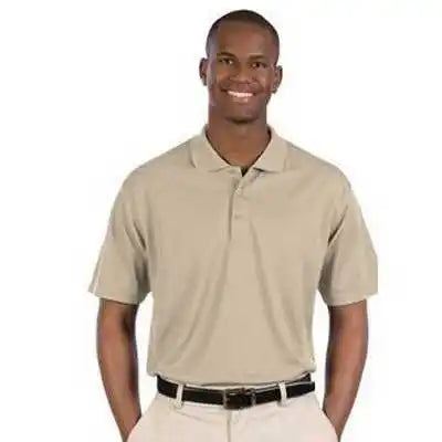 Otto 601-104 Men’s 5.0 Oz. Cool Comfort Mesh Sport Shirts - Sand